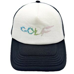 Golf Wang Bolt Logo Trucker Hat Black White Tyler The Creator Streetwear OSFA